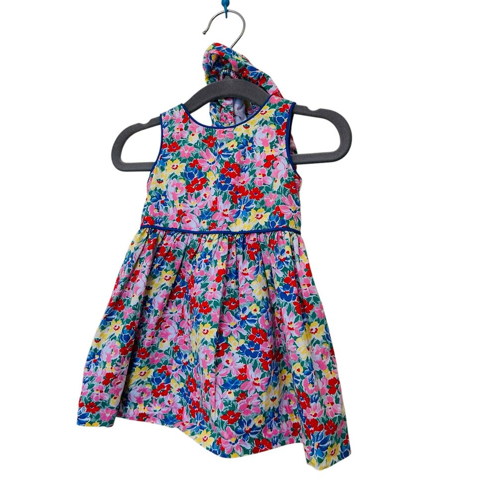Ralph Lauren Bright Floral Baby Dress Set sz 6 months